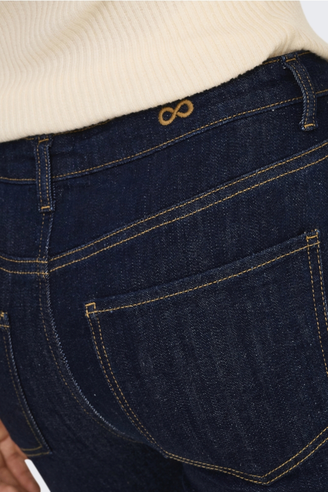 JDYFINA MW SK ANKLE JNS RINSEWA DNM 15354211 Dark Blue Denim/RINSE DARK